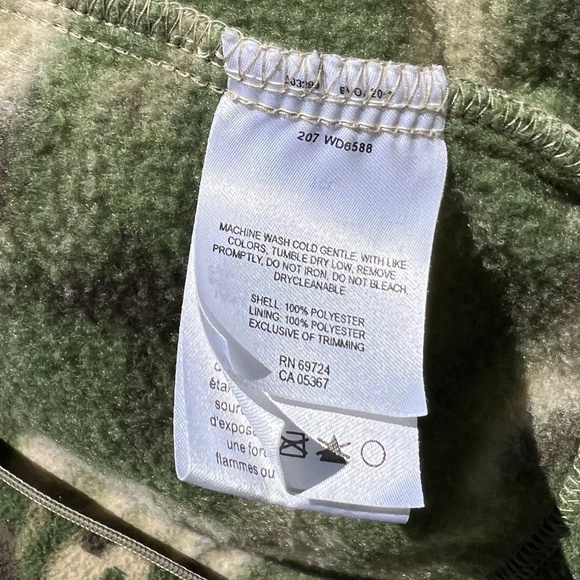 Columbia Kids Camouflage Fleece Jacket - Picture 10 of 14